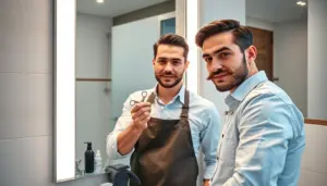 how to style a mustache